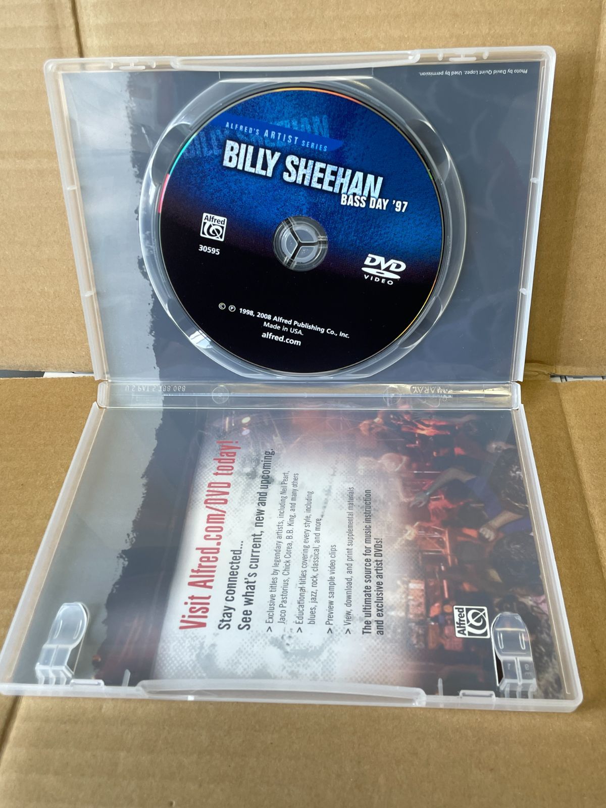 ビリーシーン BILLY SHEEHAN 輸入盤DVD BASS DAY '97 ベースデイ