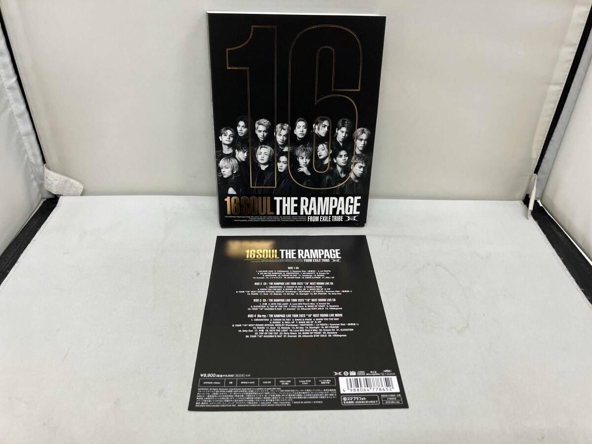 CD THE RAMPAGE from EXILE TRIBE CD 16SOUL(LIVE盤)(3CD+Blu-ray Disc)
