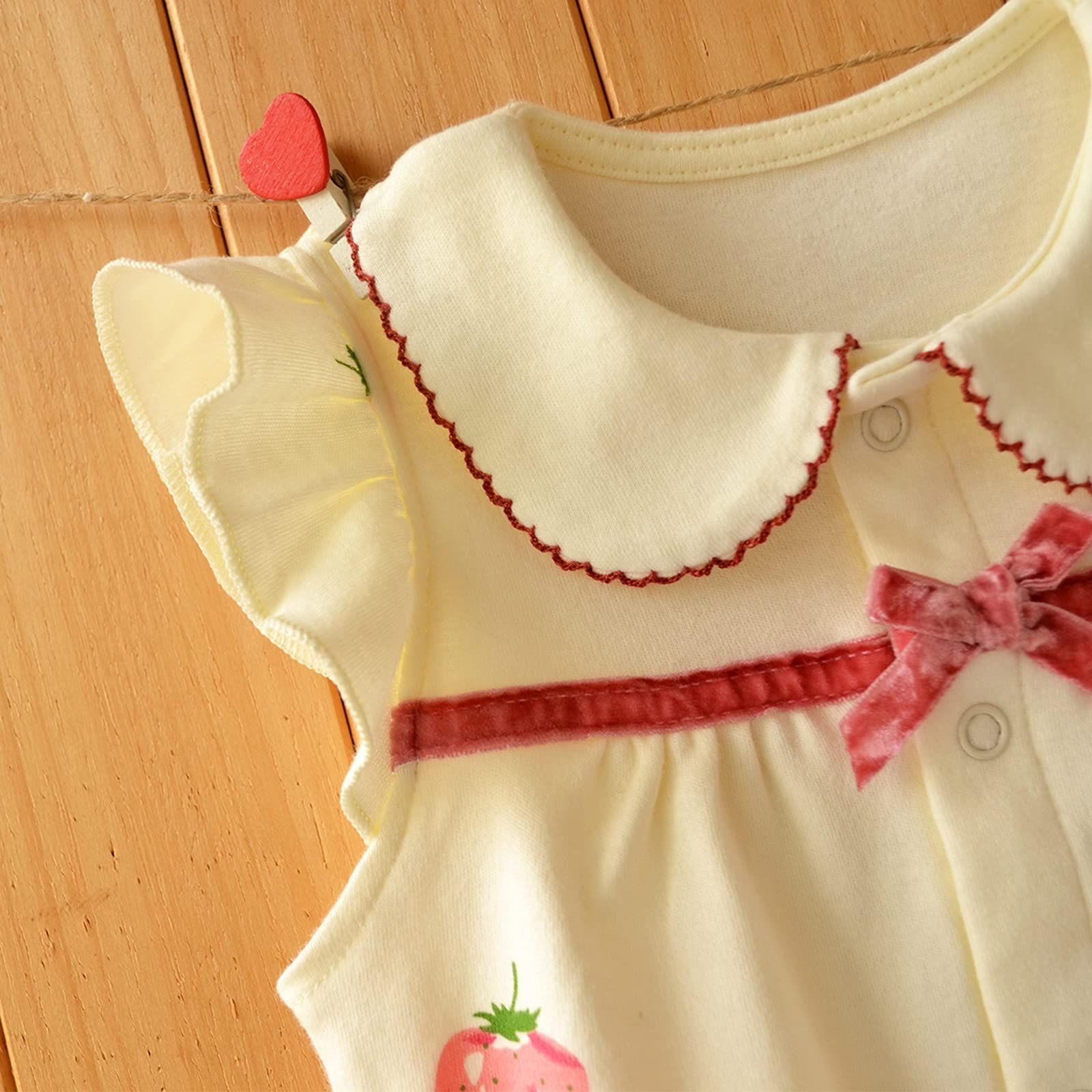【新品未開封】 ロンパース 女の子 赤ちゃん 夏 カバーオール ノースリーブ 前開き かわいい [Feidoog] 着替え便利 柔らかい 綿 ロンパース 女の子 ノースリーブ おむつ替え ボディスーツ オシャレ