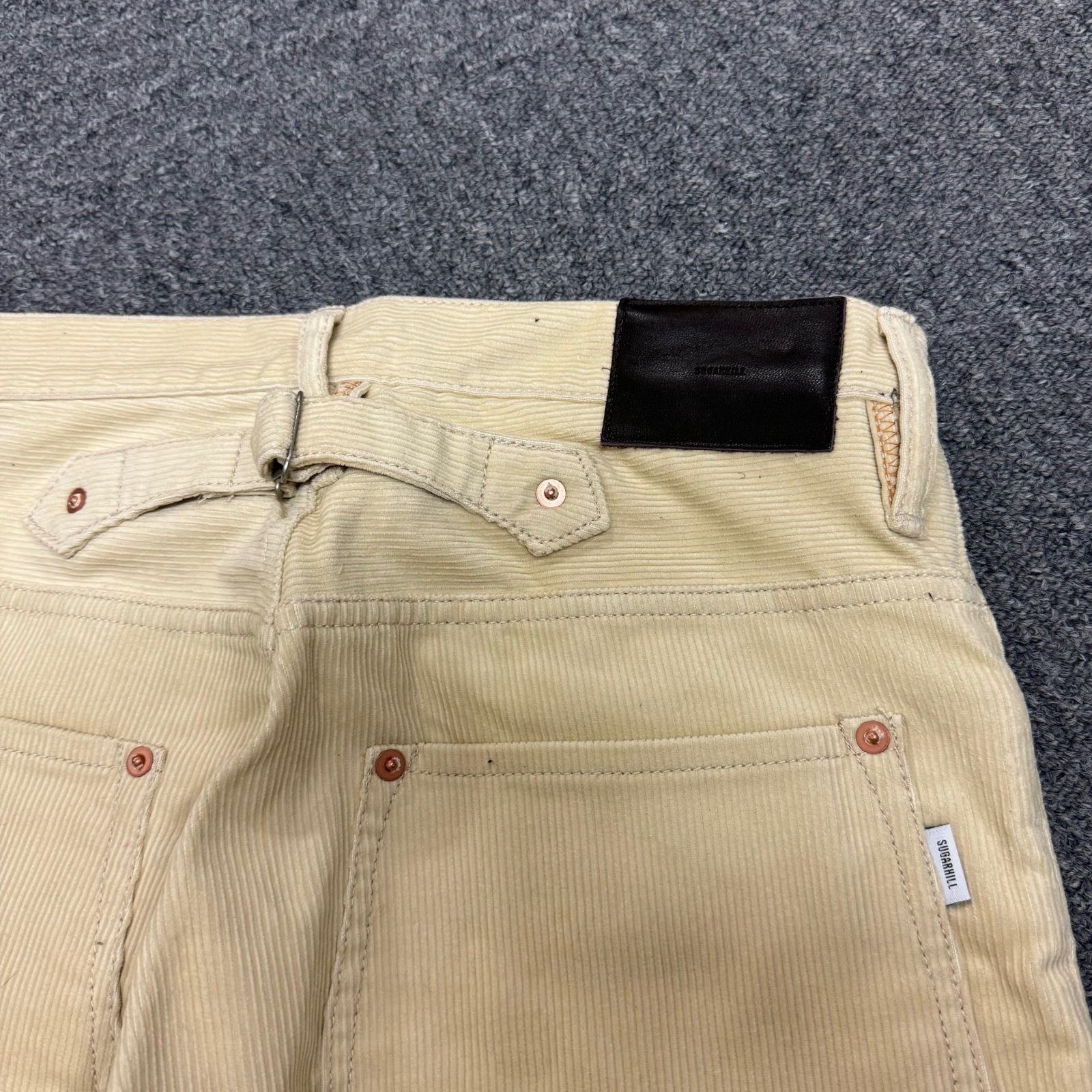 定価30800円 新品 Sugarhill 22AW CORDUROY STRAIGHT DENIM PANTS