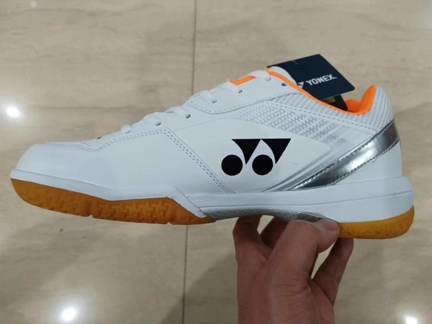 YONEX SHB-65Z2 バドミントンシューズ ホワイト/ブラック/オレンジ YONEX SHB-65Z2 バドミントンシューズ ホワイト/ブラック