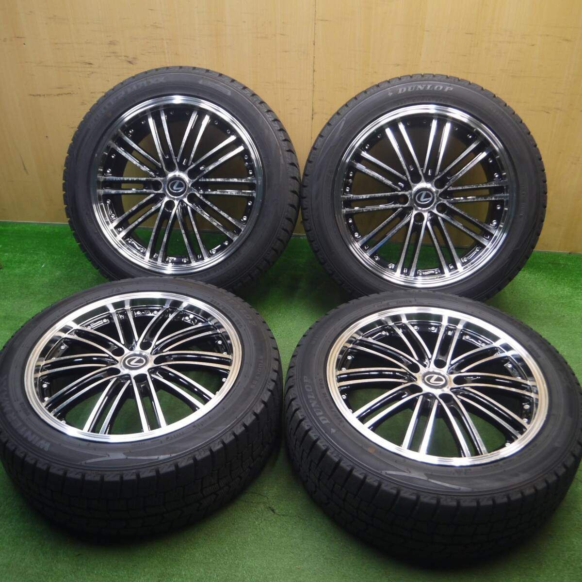 バリ溝！9.5分☆Lehrmeister VALLONE 225/50R18 スタッドレス 
