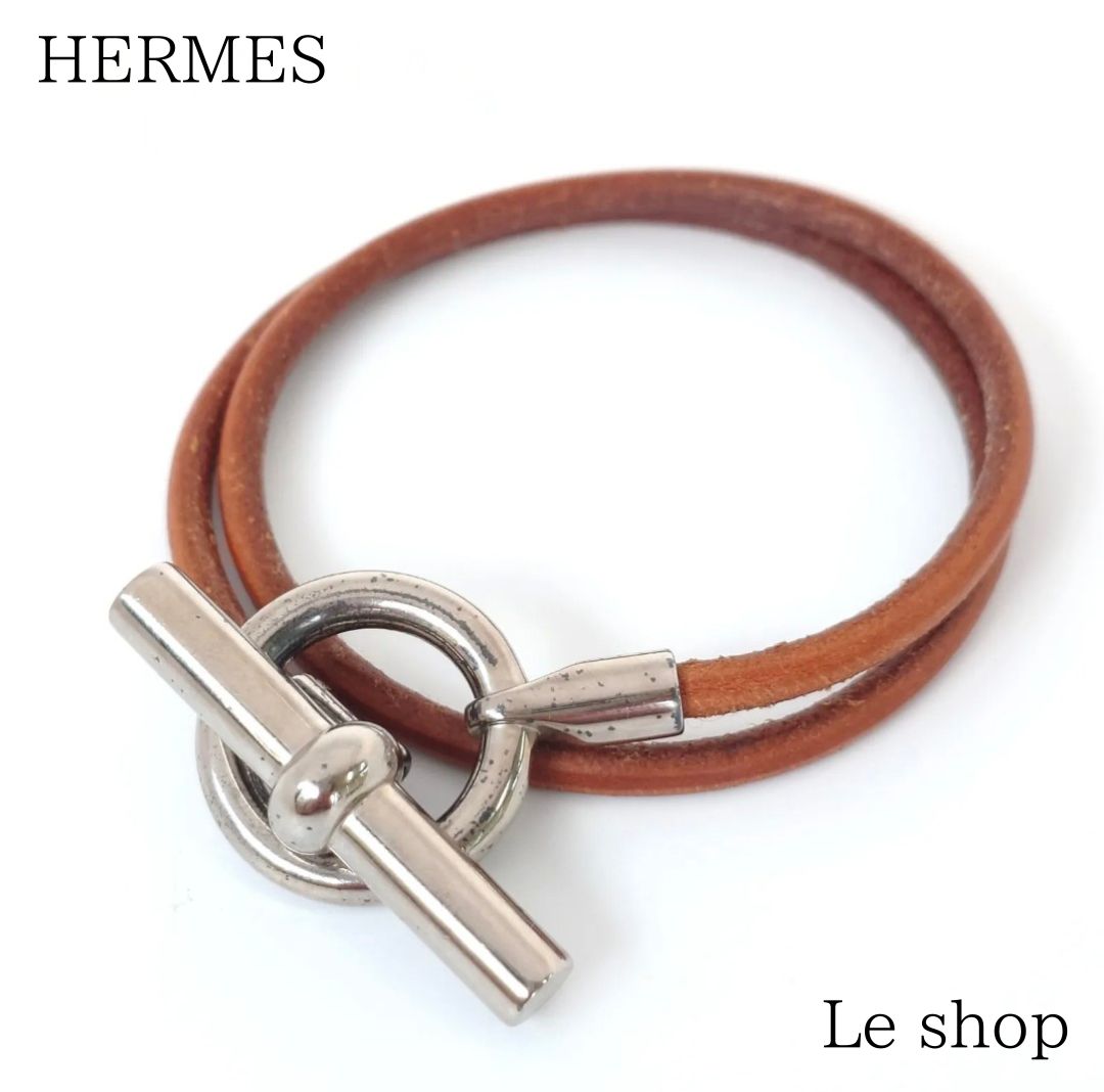 HERMES エルメス ブレスレット グレナン GLENAN DOUBLE TOUR ドゥブル