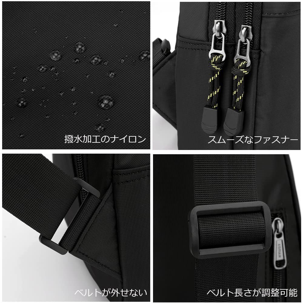 人気商品】[manukori] ワンショルダーバッグ メンズ 小さめ 斜め