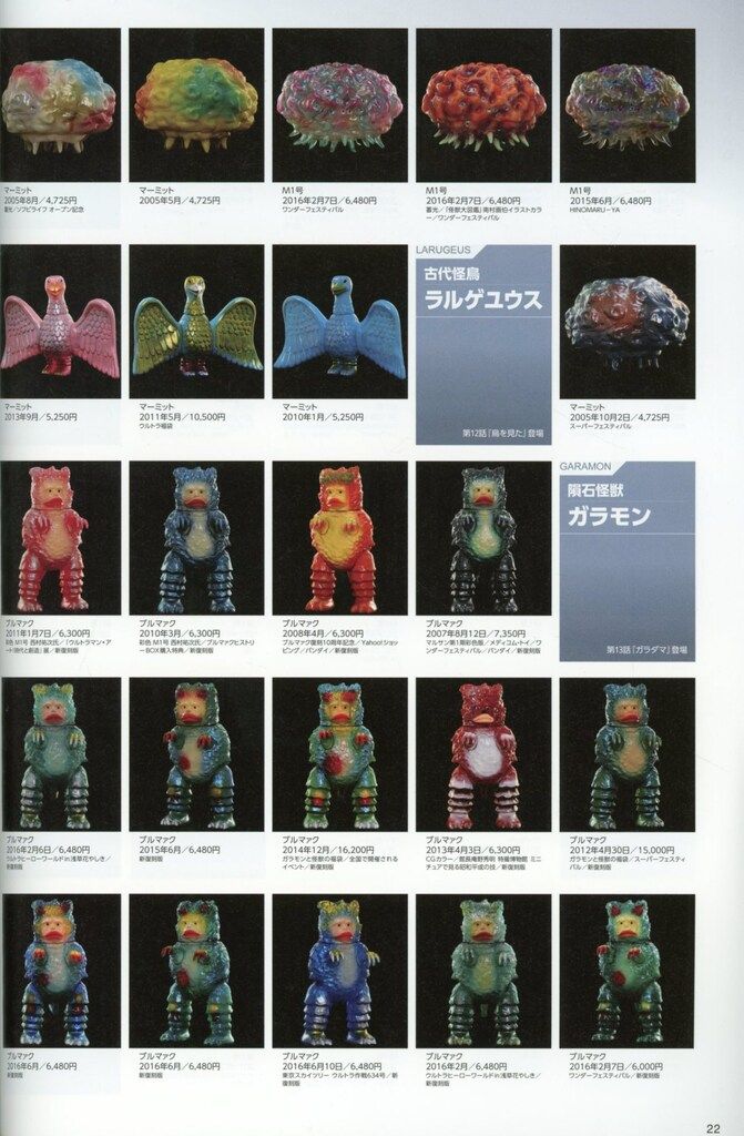 完売状態　三栄書房ウルトラ怪獣レトロソフビコレクション本 Amazon.co.jp: ウルトラ怪獣レトロソフビコレクション (サン