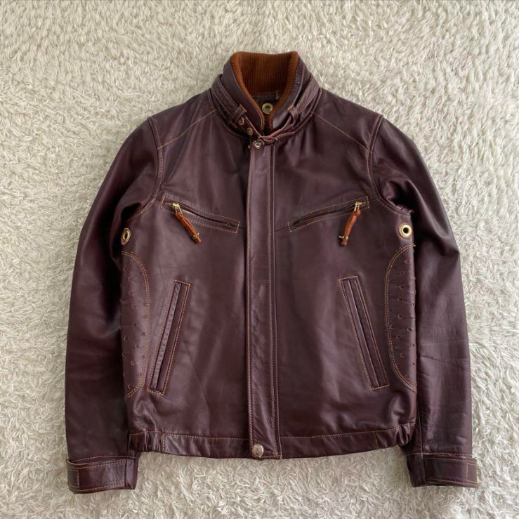 L-KONDO ルコンド 馬革 ホースレザー ライダースジャケット サイズ46