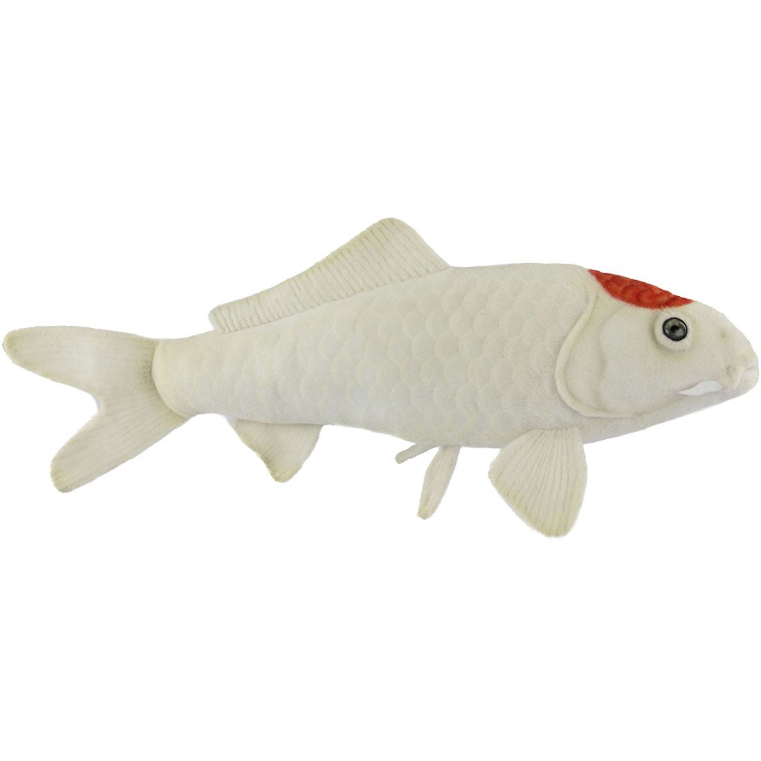 【定番人気，定番】 HANSA BH8278 錦鯉 丹頂 52 KOI 鯉 コイ アクアリウム ニシキゴイ 泳ぐ宝石 柄 赤白黒 リアル ぬいぐるみ ハンサ 動物 アニマル 置物 人形 フィギュア 大きい 実物大 大型 ビッグ おすすめ かわいい ぬいぐるみ本体