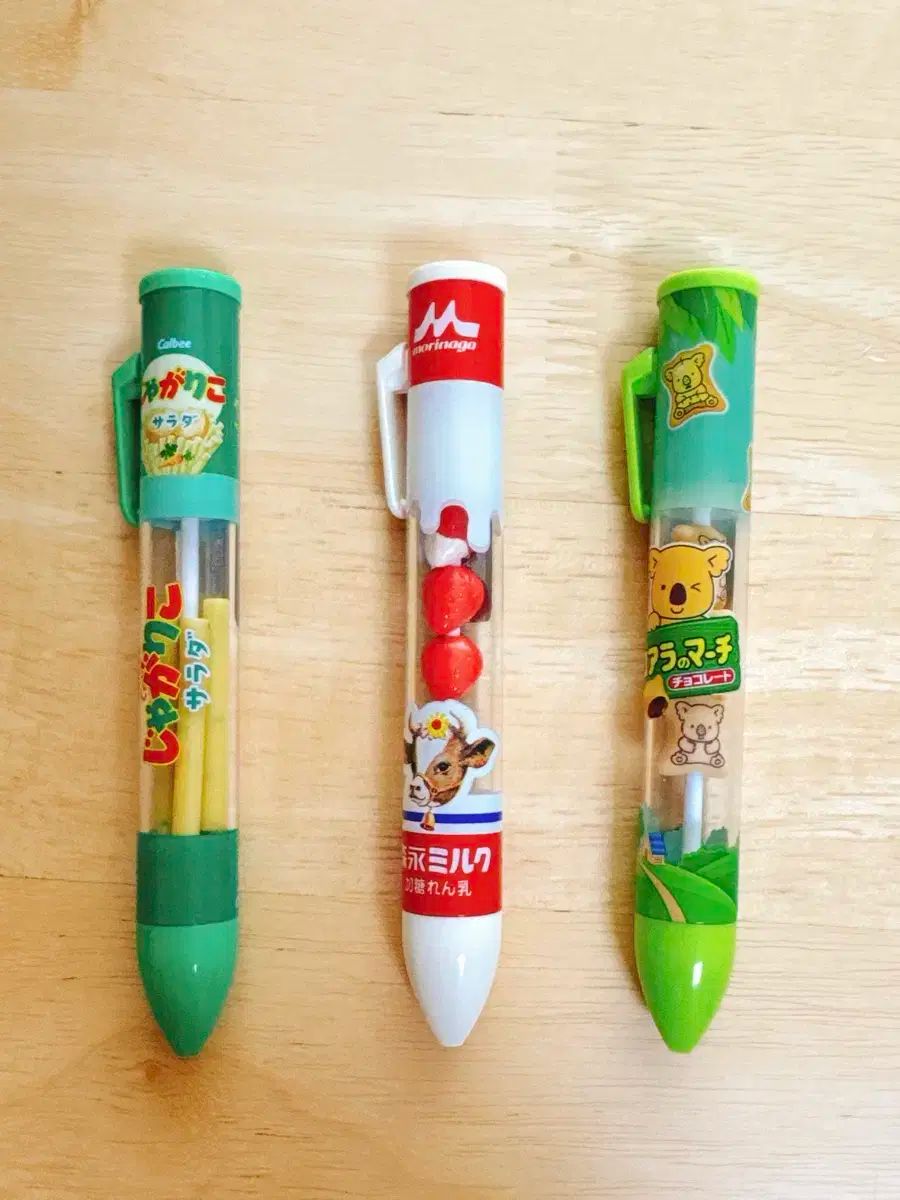 【雷市場（ポンジャン）商品韓国直送】 日本 お菓子 ガルビ じゃがりこ ストロベリーカウ こあらまち アクション ボールペン