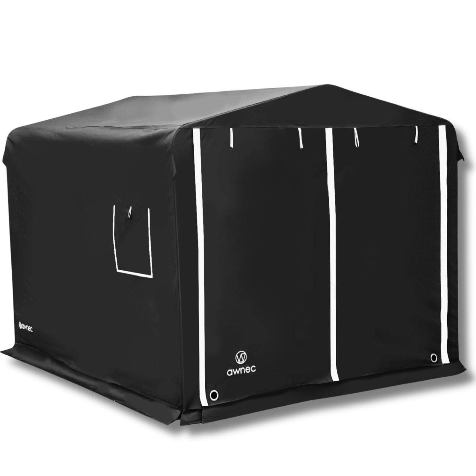 awnec バイクガレージ Lサイズ オールスチール 厚カバー バイク ガレージ サイクルハウス 横 210× 奥 255× 高 190cm