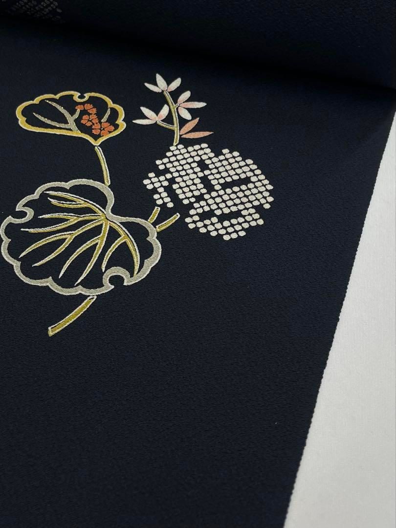 小紋 飛び柄 金彩 型染め 正絹 反物 - メルカリ