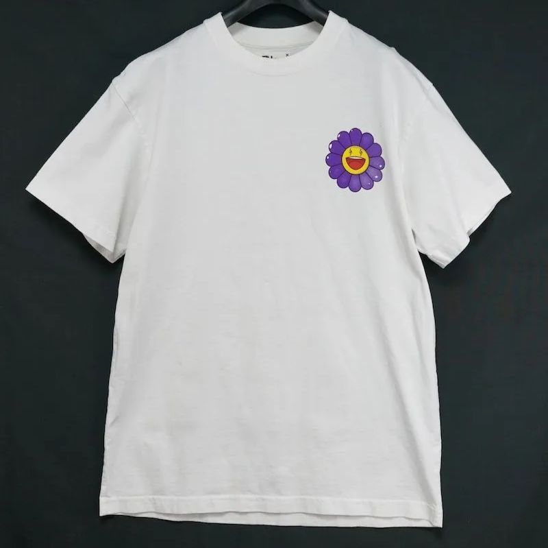 J Balvin 村上隆 カイカイキキ フラワー Tシャツ 白 新古 - メルカリ