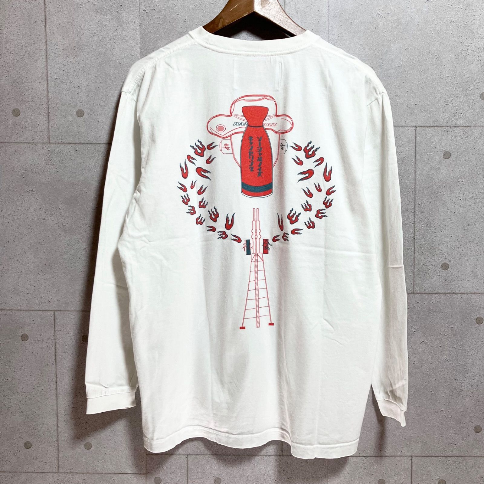 【希少黒L】　TAIN DOUBLE PUSH × hangoverz パーカー TAIN DOUBLE PUSH × Hangoverz 限定コラボ ロンT美品