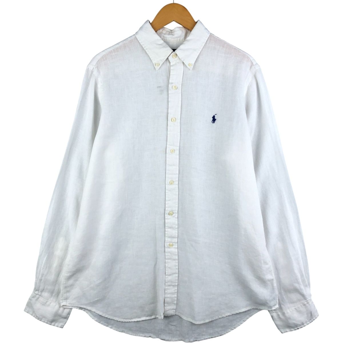 古着 ラルフローレン Ralph Lauren POLO RALPH LAUREN 長袖 リネン 