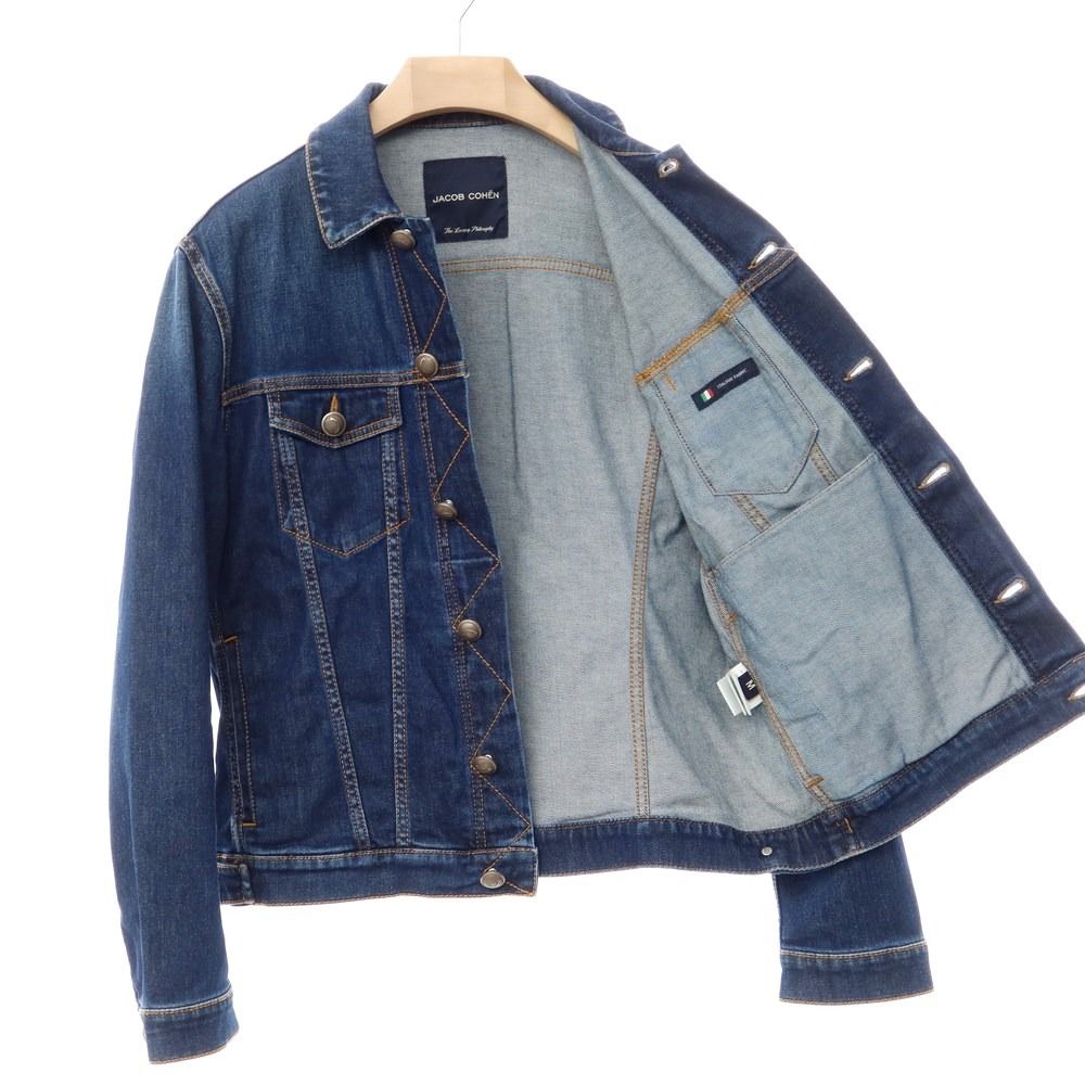 中古】ヤコブコーエン JACOB COHEN ストレッチ デニムジャケット G  
