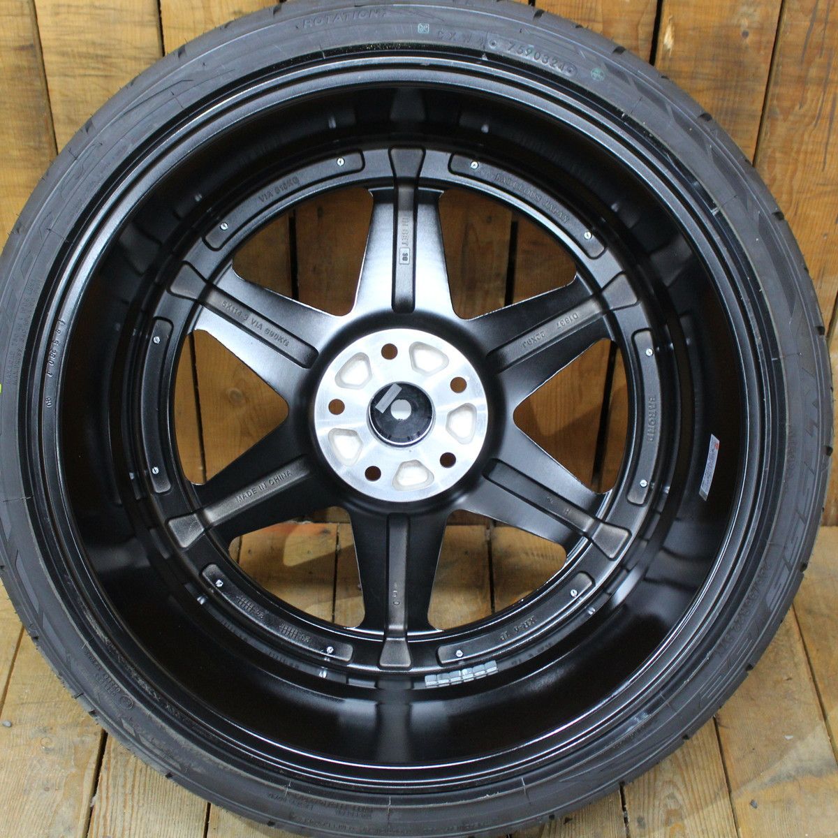 新型 40系 ヴェルファイア アルファード 新品 22インチ 9J+30 PCD120 ファブレス BARONE XR-6 245/35R22  NITTO タイヤ ホイール 4本SET