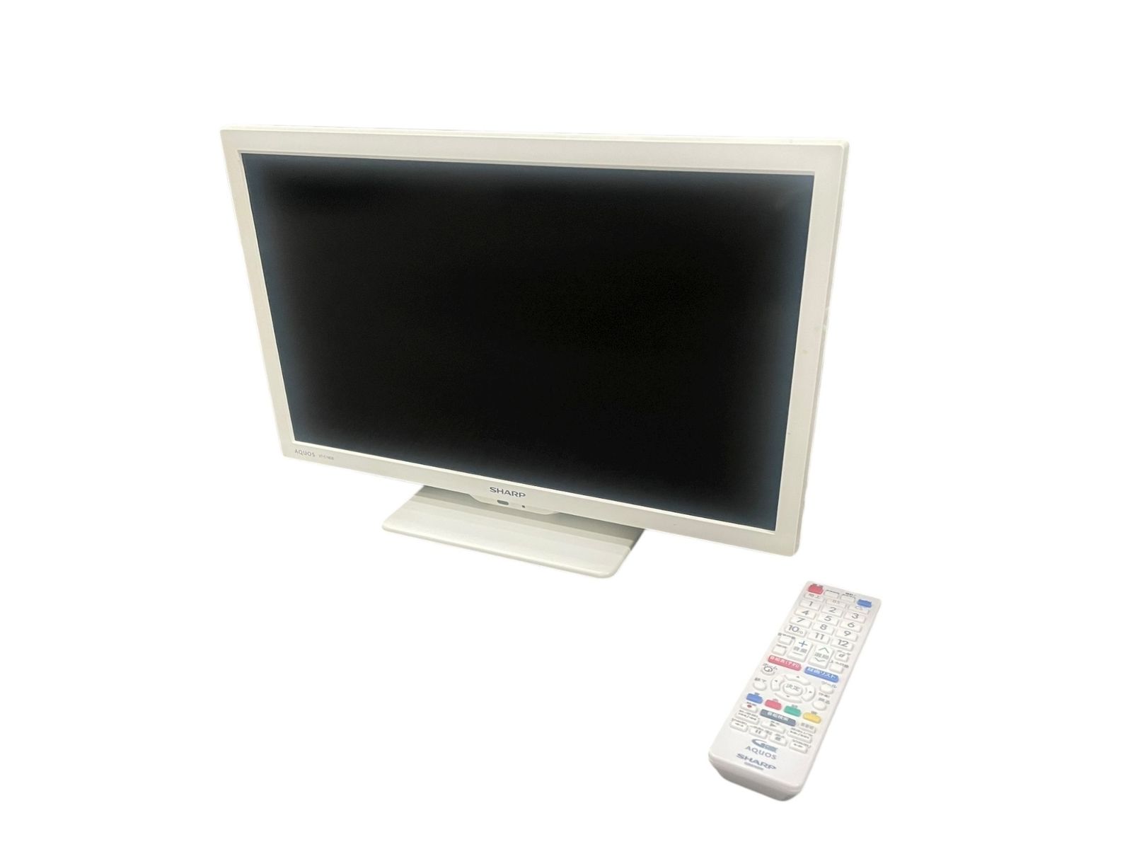 SHARP シャープ 液晶テレビ 19インチ ホワイト 2T-C19DE-W 2025年製 2T-C1 家電 小型 デジタル2チューナー