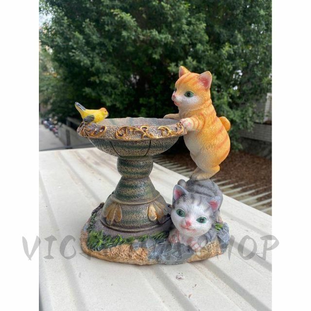 開運・強運】MN72 猫付きガーデンクオーツ小物入れ⭐ピンクガーデン