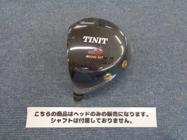 MIRAI GOLF ミライ ゴルフ TINIT MODELｰ017 ドライバー ヘッドのみ レフティー左用 11 - メルカリ