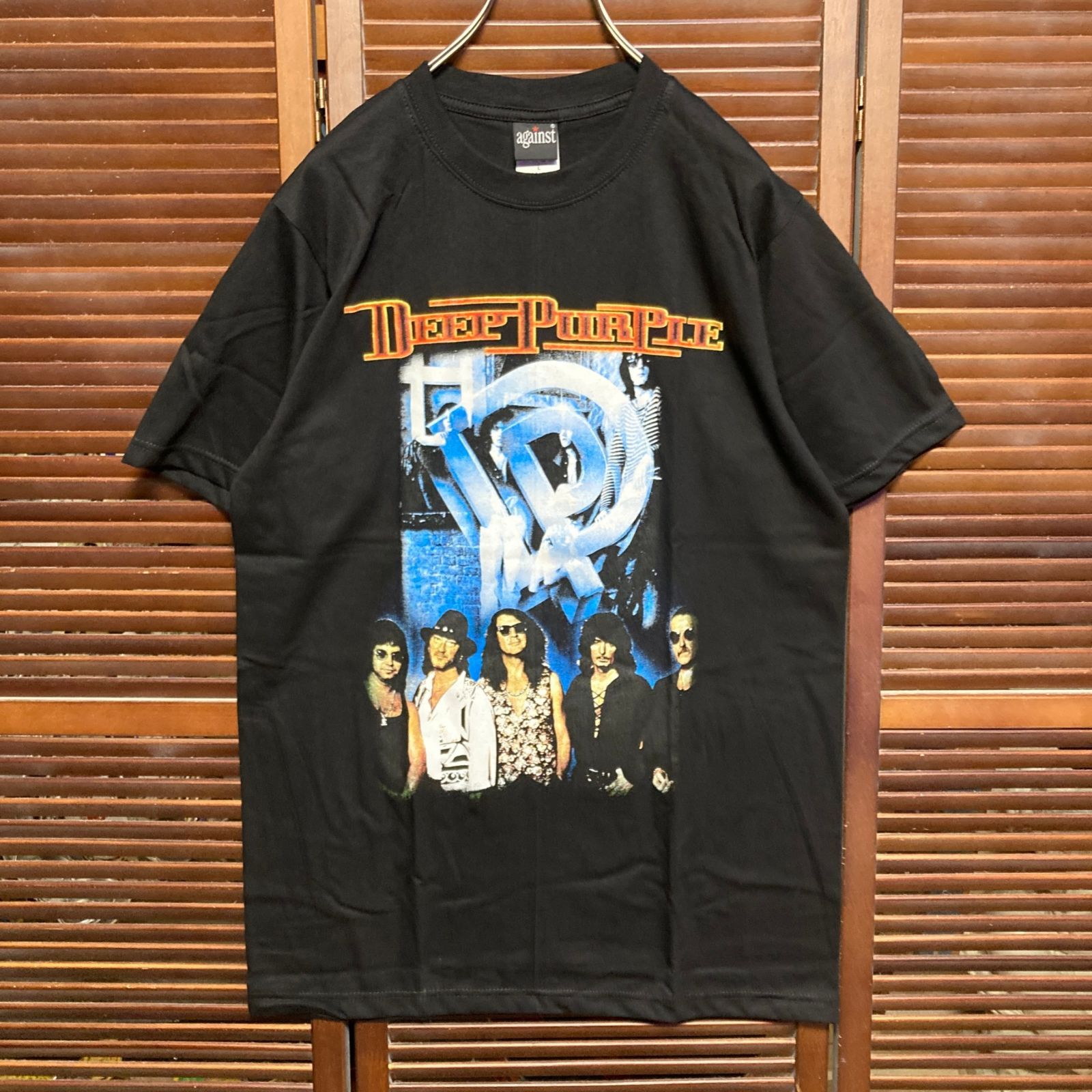 【希少】★80年代ヴィンテージ★　ディープパープル　バンドTシャツ　MJ26 ディープパープル DEEP PURPLE 黒 バンド Tシャツ tee ティー