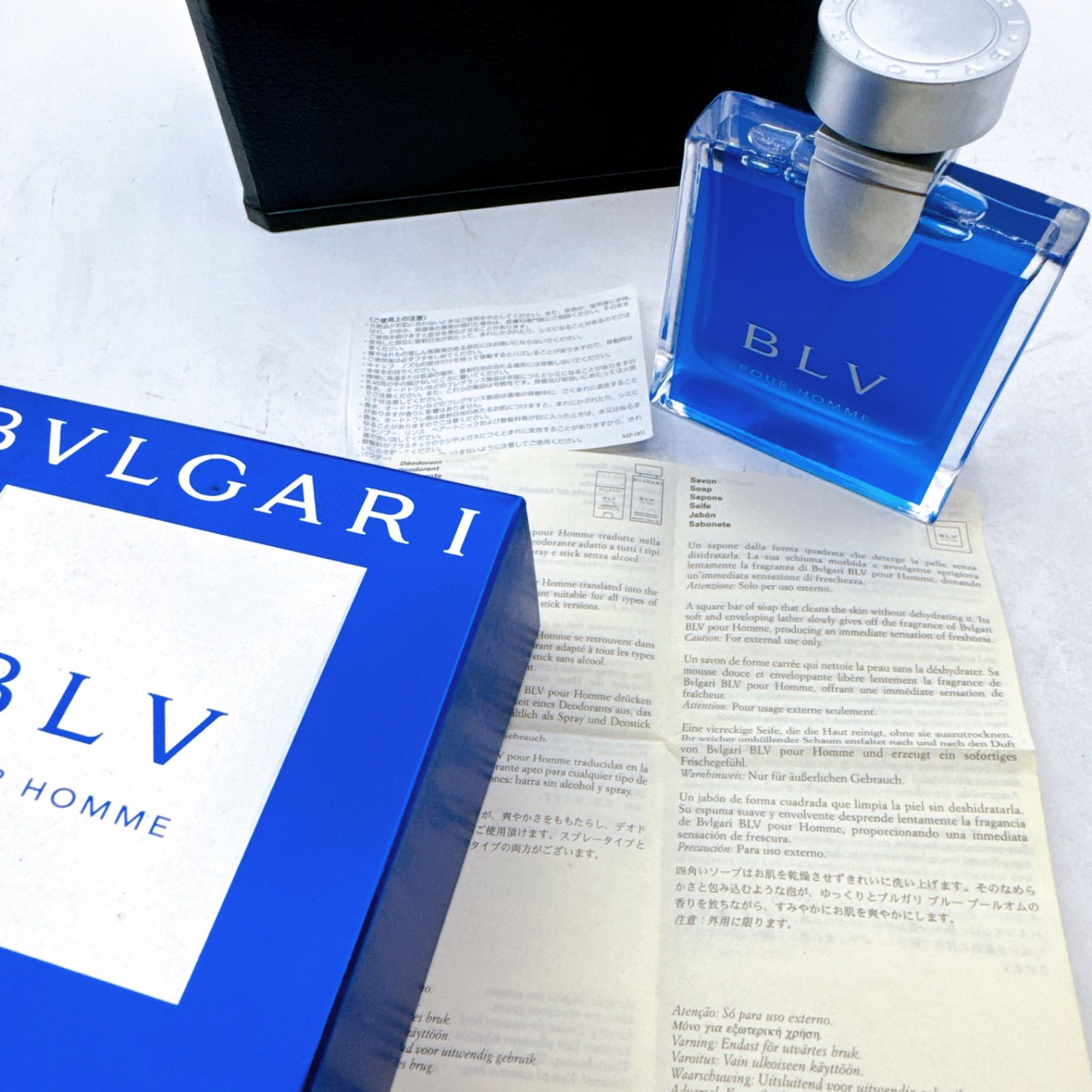 箱付き】BVLGARI BLV Pour Homme Eau de Toilette 30ml ブルガリ