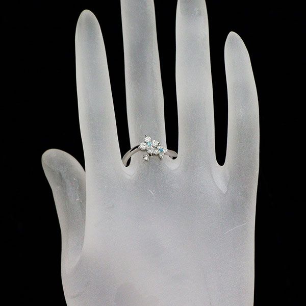 Pt900 パライバトルマリン1.81ct ダイヤモンド0.50ct リング Pt900 ブラジル産パライバトルマリン ダイヤモンドリング PA