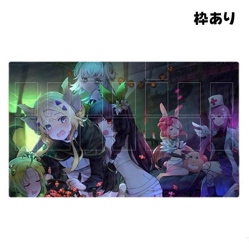 白の聖女エクレシア 蟲惑魔 マット 遊戯王 プレイマット ラバー