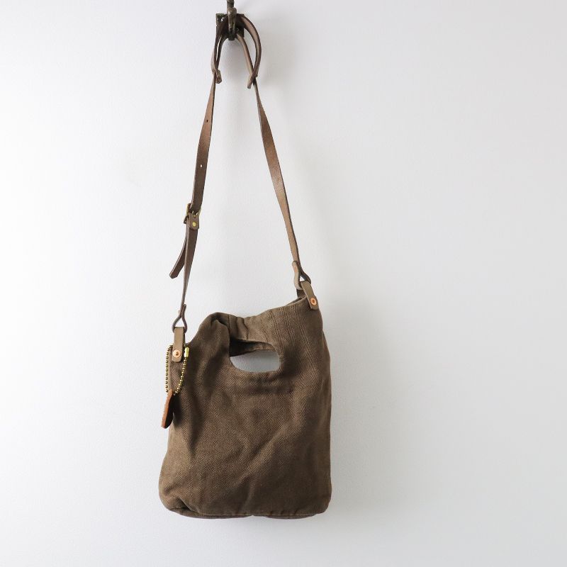 MARVELETS（マーヴェレッツ） リネン レザー ショルダーバッグ ZUTTO掲載 MARVELETS（マーヴェレッツ）｜ずっと使い続けたいモノを集めた