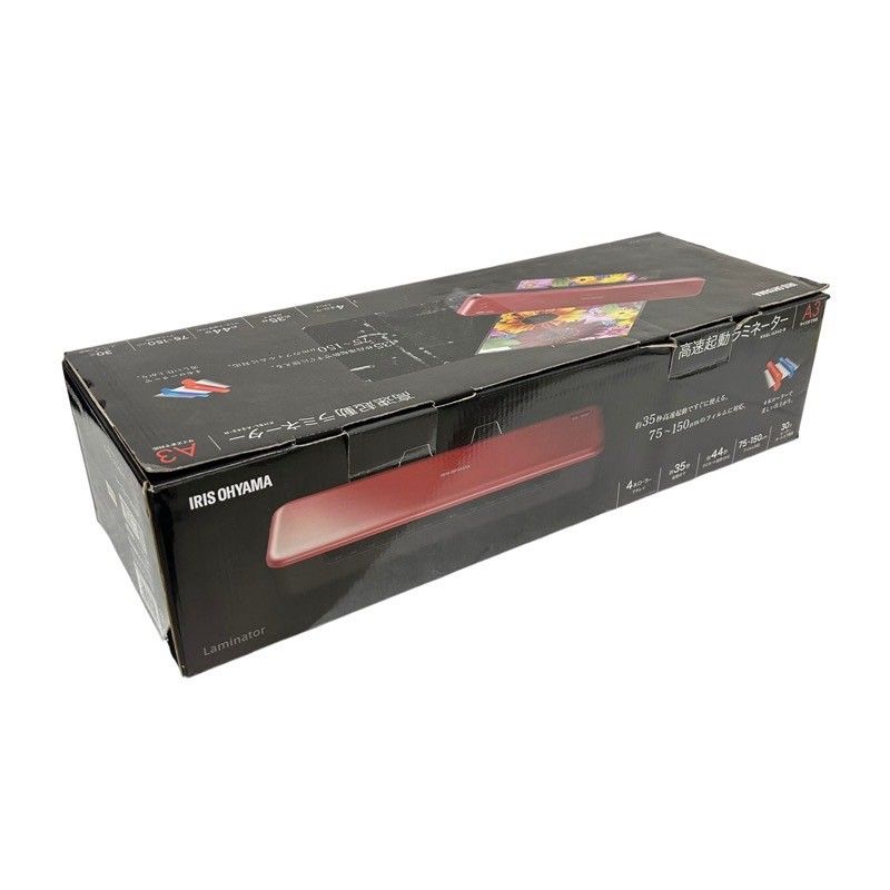 【激安大特価！】 アイリスオーヤマ 高速起動ラミネーター KHSL-A342-R レッド 製 家電 電化製品 ラミネーター 52509K161 豊富な種類。