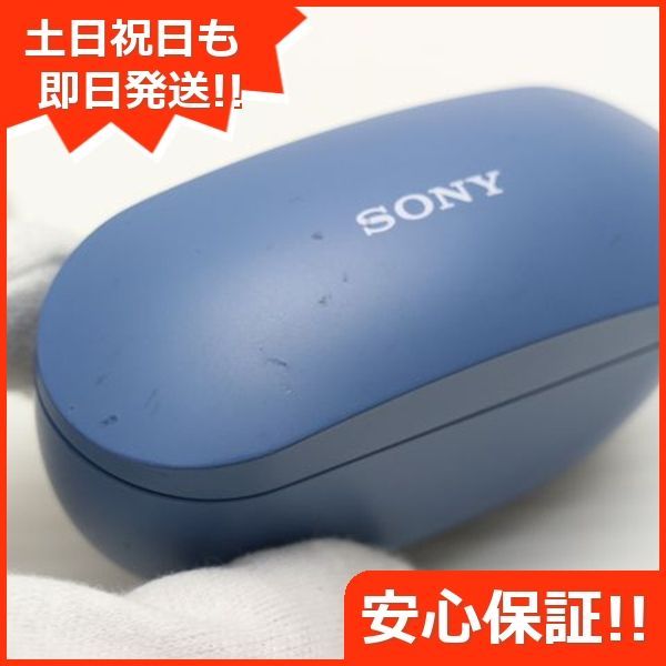 SONY WF-SP800N ワイヤレスイヤホン ブルー【美品】 WF-SP800N | ヘッドホン | ソニー