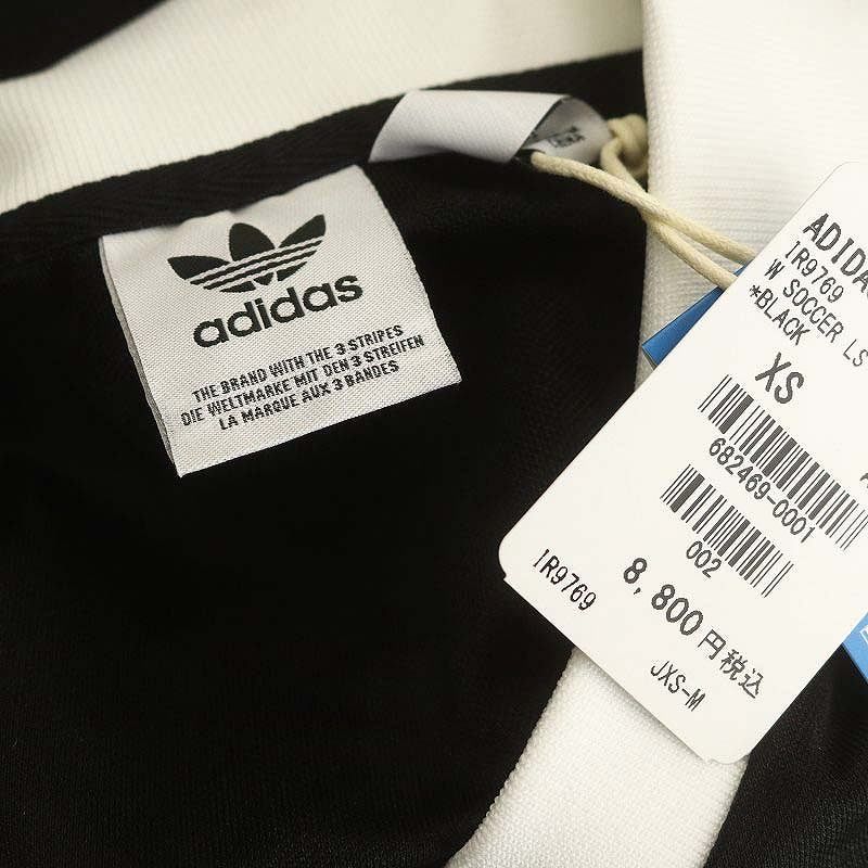 adidas◆長袖シャツ/--/ポリエステル/BLK/ストライプ/IR9769 レディース 【adidas】 アディダス W SOCCER LS ロングスリーブ