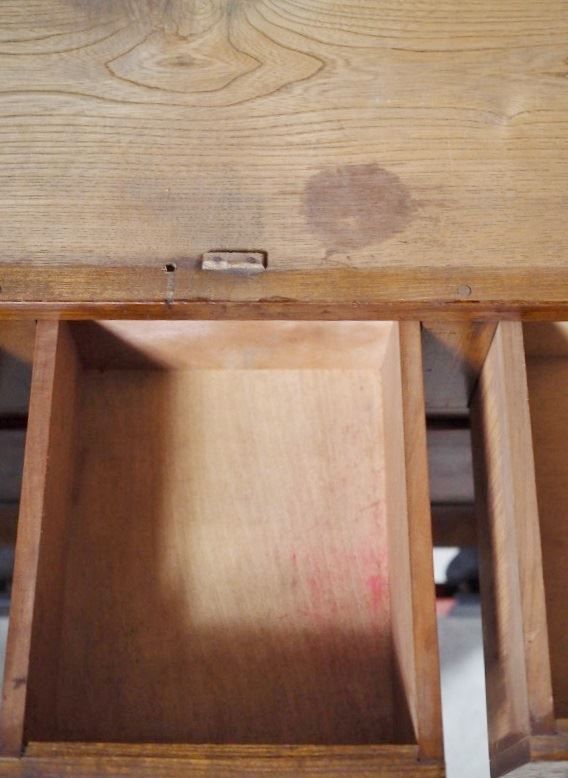 昭和初期の素敵なキャビネット アンティーク本棚