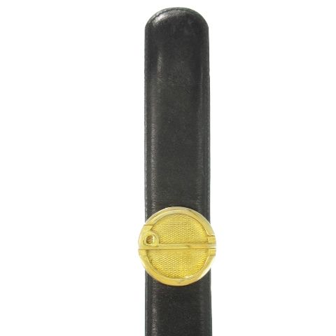 レザーベルト　黒　ゴールド金具　75　（のん） 1303-062c.jpg