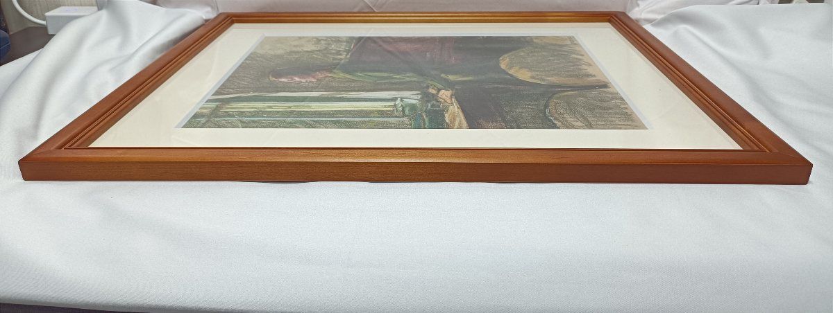 小磯良平 1970年 西洋婦人／ベルナテット 額装複製画（印刷） - メルカリ