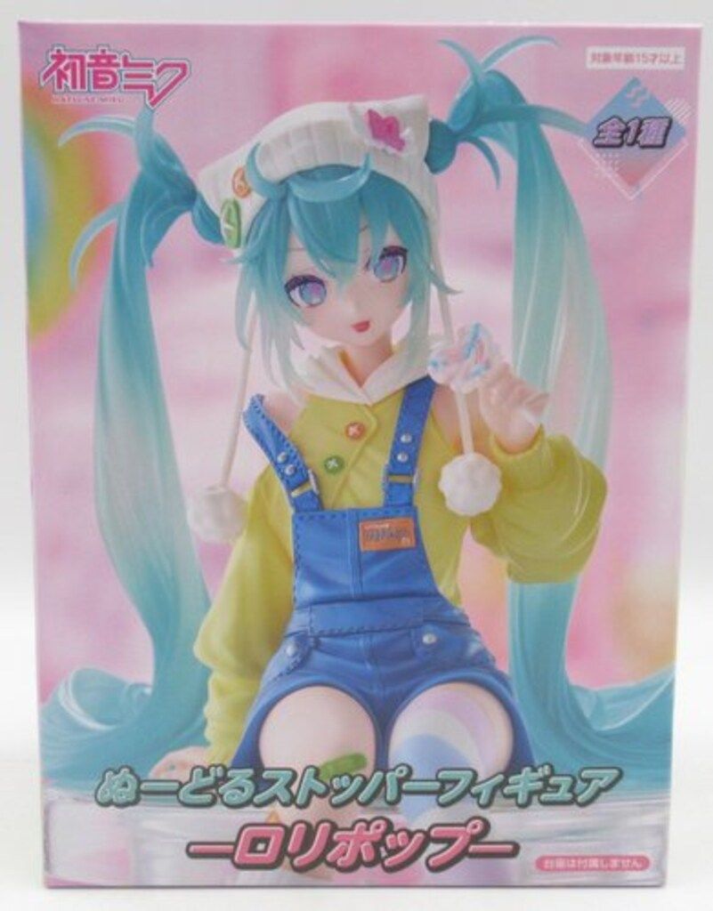 初音ミクぬーどるストッパーフィギュアロリポップ５体セット フリュー ぬーどるストッパーフィギュア 初音ミク -ロリポップ