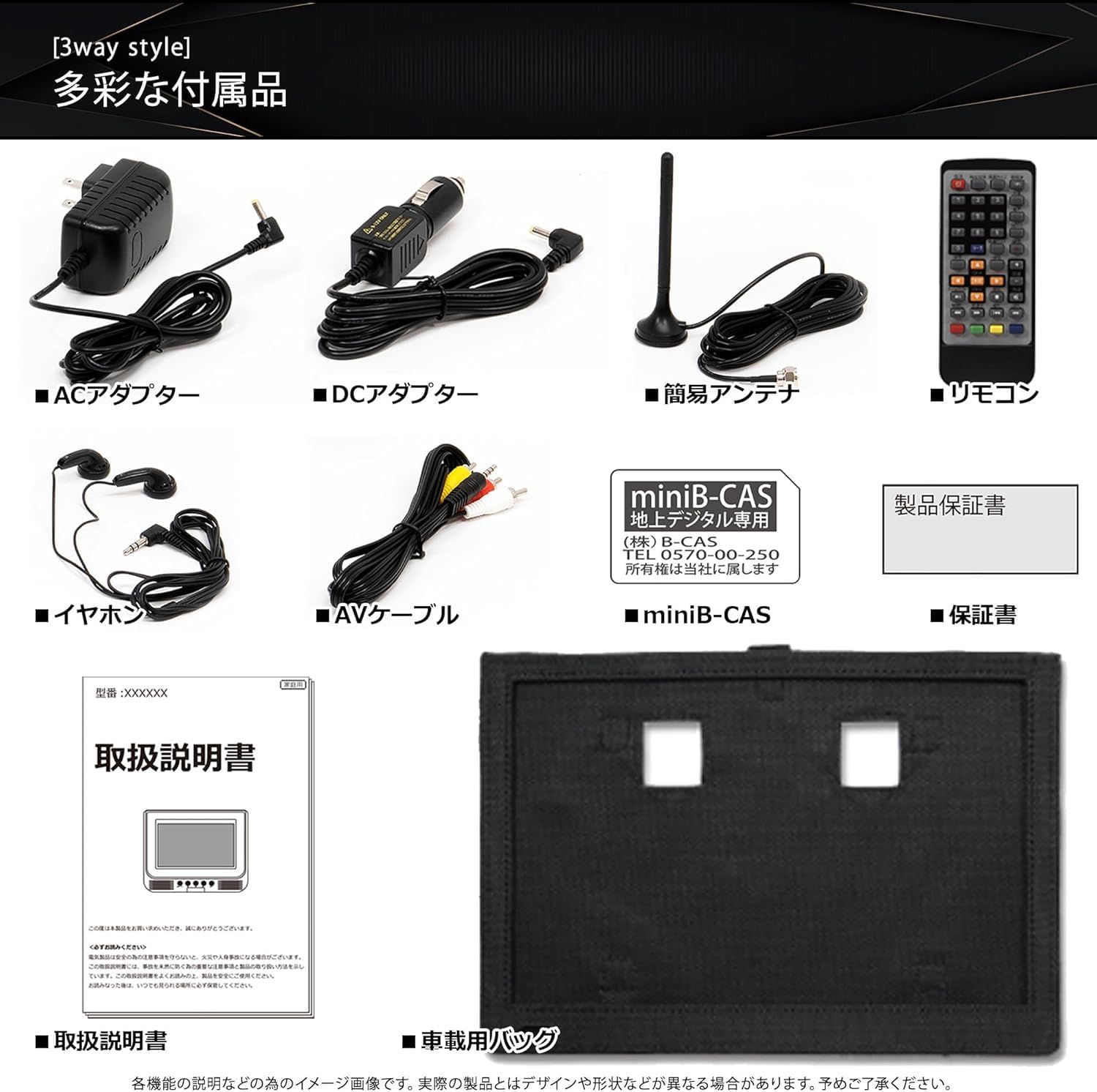 3Wayスタイル＆録画機能搭載