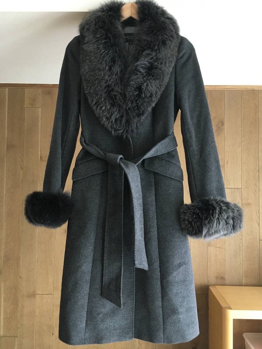 新品 MATERIA MILANO マテリアミラノ ブルーフォックスファー ロング 