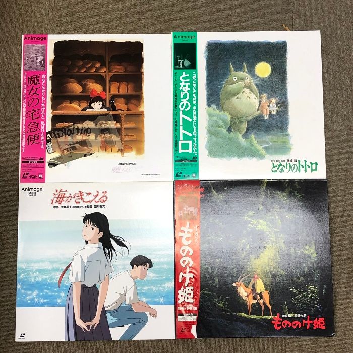 スタジオジブリ4作品♤セットです。となりのトトロ紅の豚 魔女の宅急便