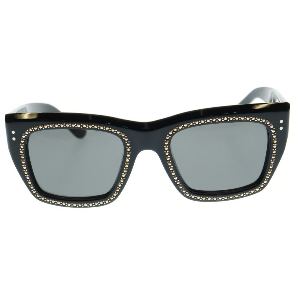 CELINE セリーヌ サングラス スクエア ラインストーン ブラックフレーム ブラックレンズ CL4082IS