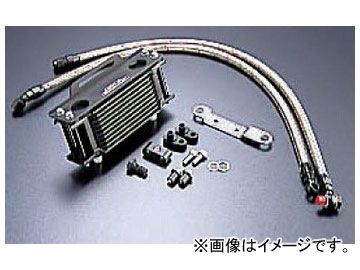 2輪 アクティブ セトラブ・アールズ ストレートオイルクーラーキット ＃6 4.5インチ10段 ブラック 14051610B JAN：4538792010847 ホンダ VTR1000F