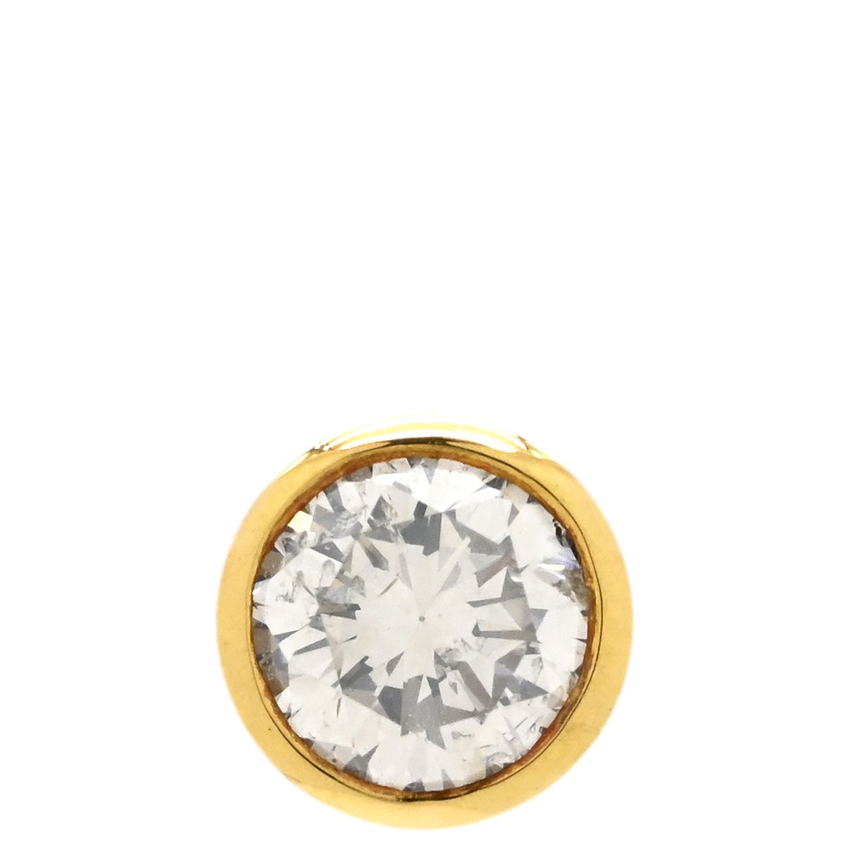 ピアス ダイヤピアス 片耳用 K18YG ダイヤモンド イエローゴールド 1P 1粒