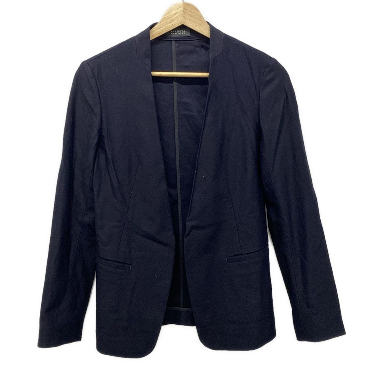 【BARNEY'S NEW YORK】 ノーカラージャケット サイズ36 BARNEY'S NEW YORK】 ノーカラージャケット サイズ36 ジャケット