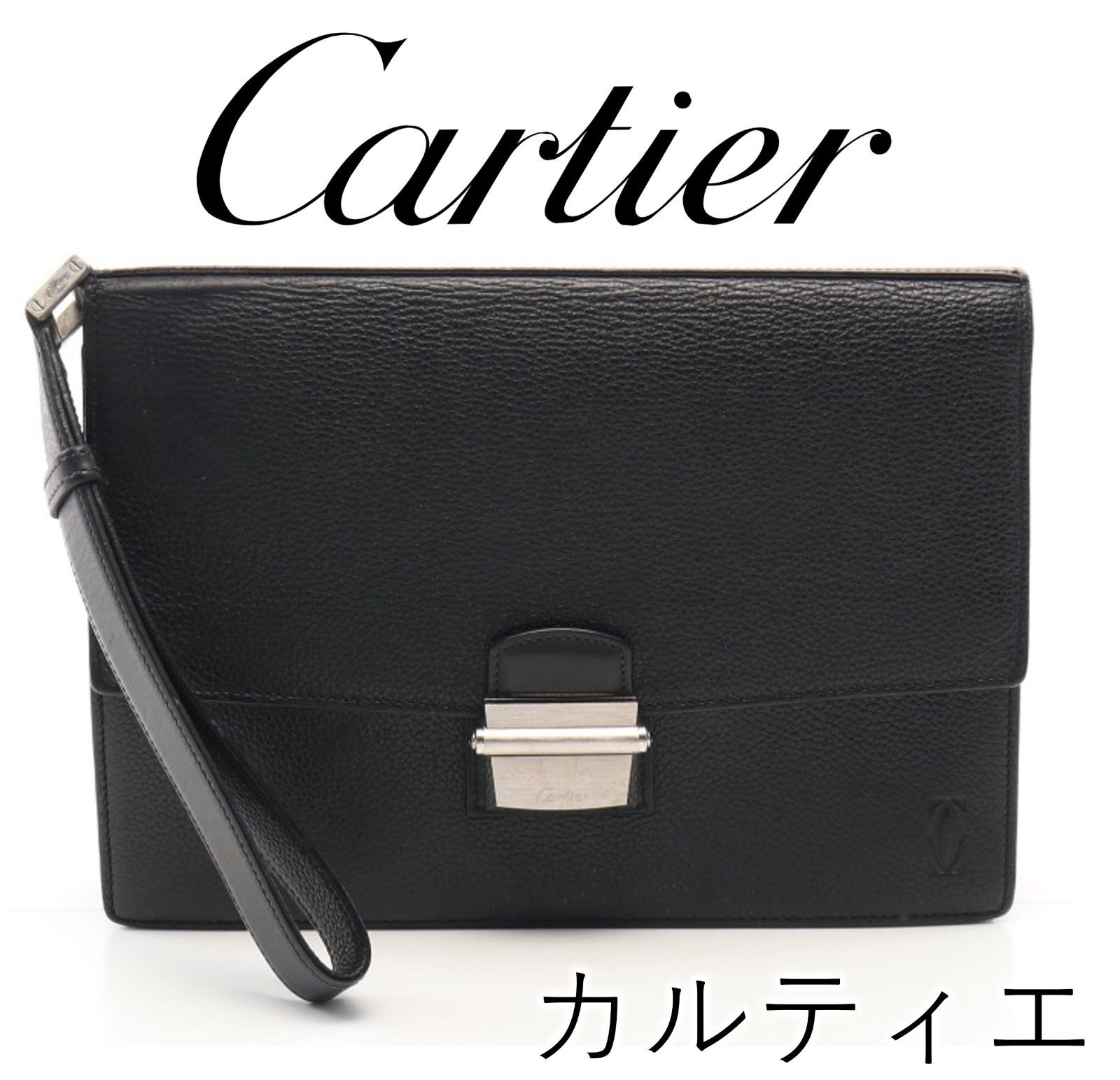 Cartier パシャ セカンドバッグ レザー ブラック L1000705 | gulatilaw.com