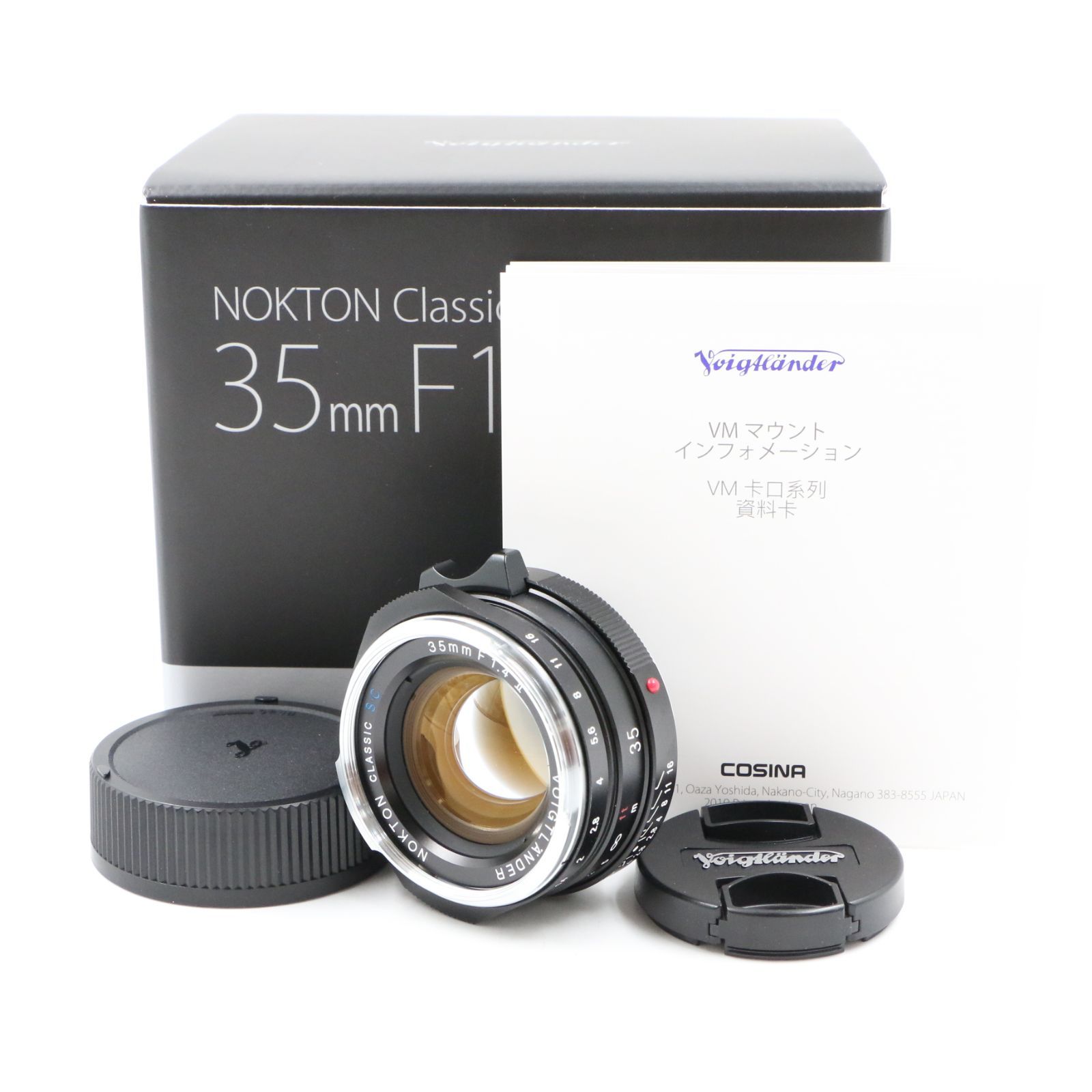 新品 Nokton Classic 35mm 1.4 MC VM ライカ用(Voigtlander 新品 Nokton Classic 35mm 1.4 MC VM ライカ用(Voigtlander