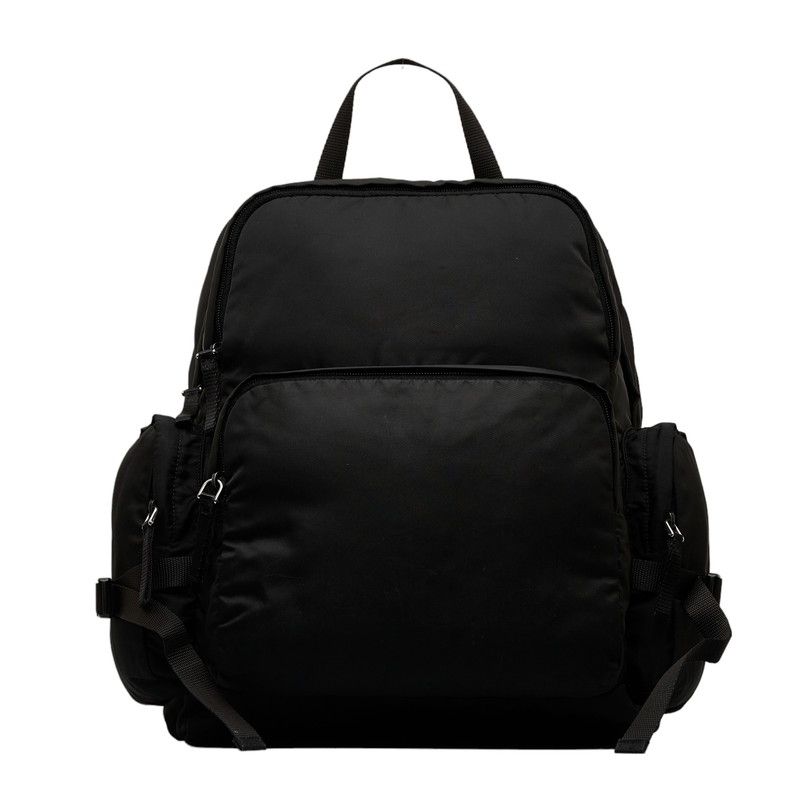 プラダ 三角ロゴプレート リュック バックパック ブラック ナイロン