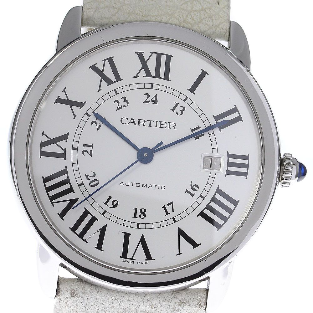 カルティエ CARTIER W6701010 ロンドソロXL デイト 自動巻き メンズ良品_814806 - メルカリ