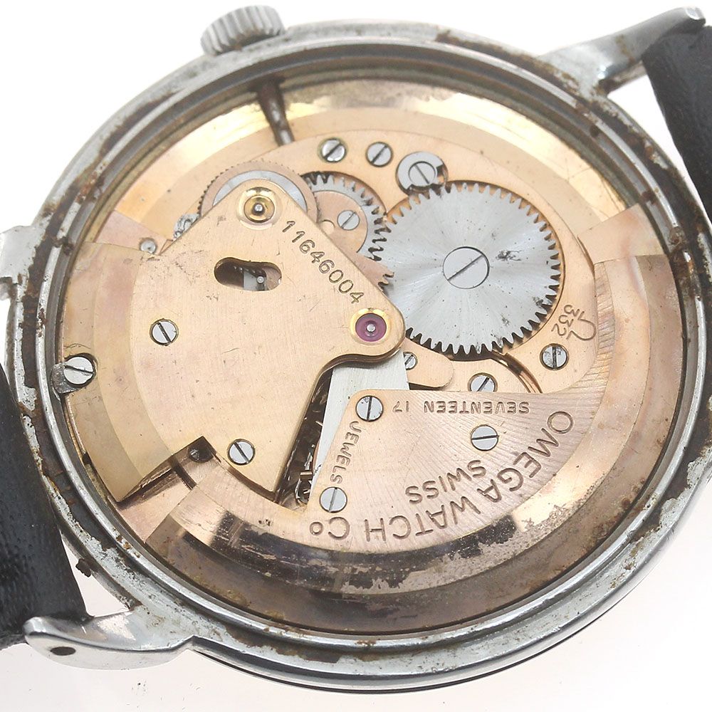 OMEGA オメガ 自動巻き時計 ハーフローター　ヴィンテージ　50年代？ OMEGA オメガ 腕時計 ハーフローター 自動巻き アンティーク