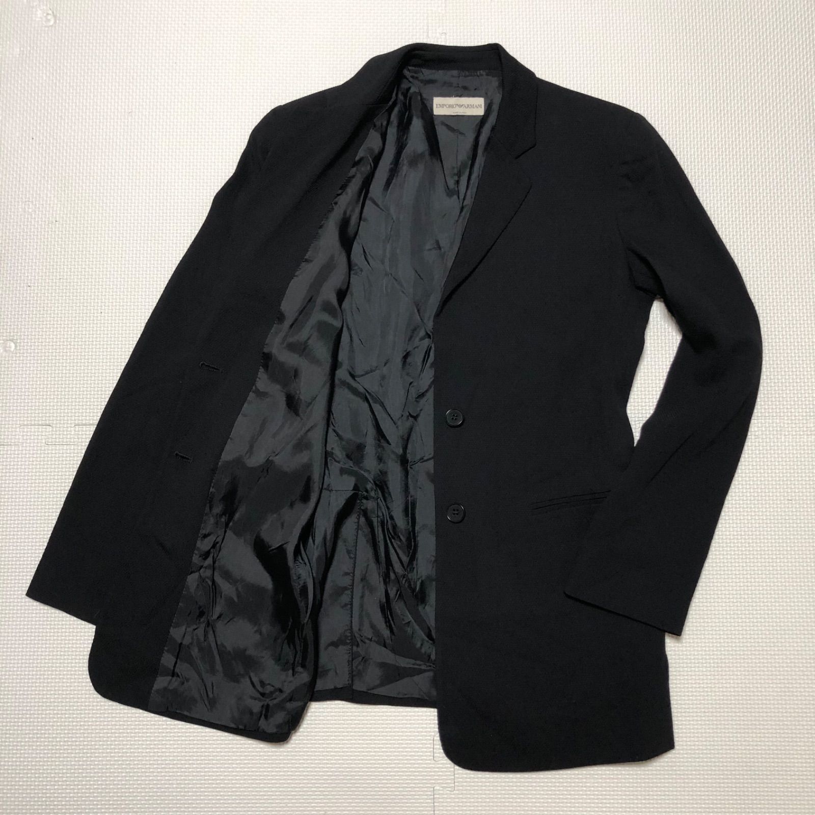 □美品□EMPORLIO ARMANI エンポリオアルマーニ テーラードジャケット 