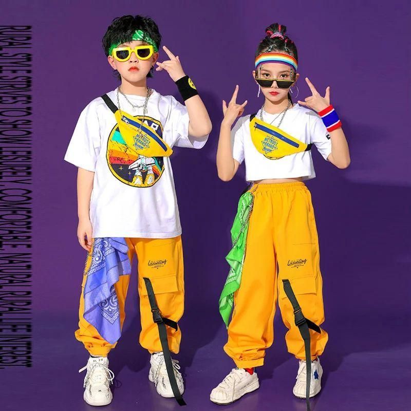 5色 キッズ ダンス衣装 ダンスパンツ 裾絞りパンツ カーゴパンツ ロング パンツ 女の子 男の子 ズボン 子供服 ヒップホップ ゆったり スポーツ  ストリート ダボ メルカリ