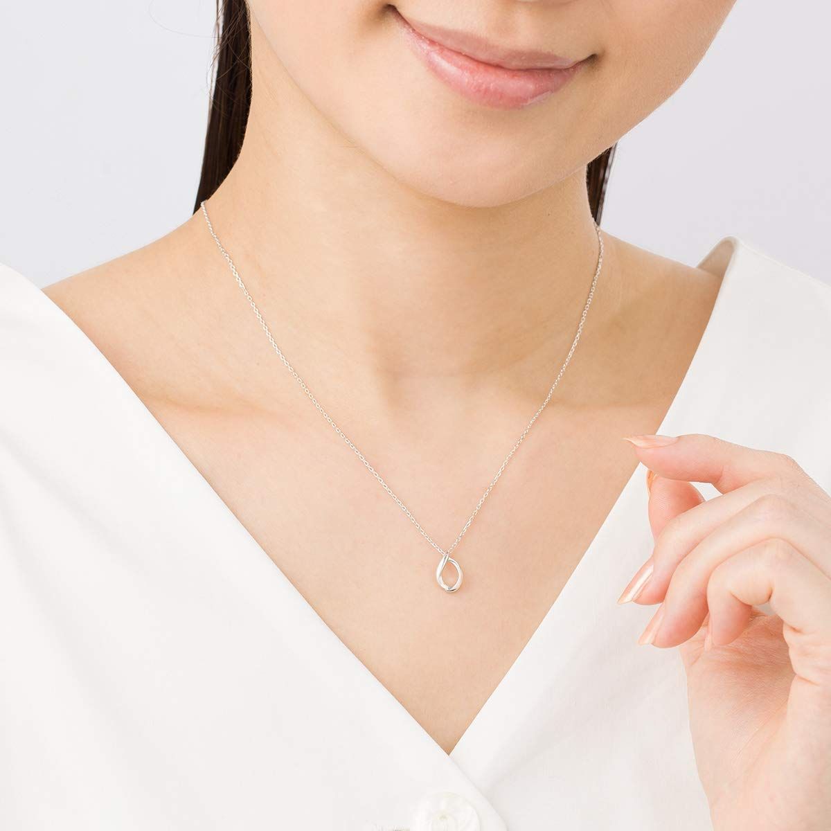 数量 4℃ ヨンドシー エターナルシルバーネックレス 111924121802