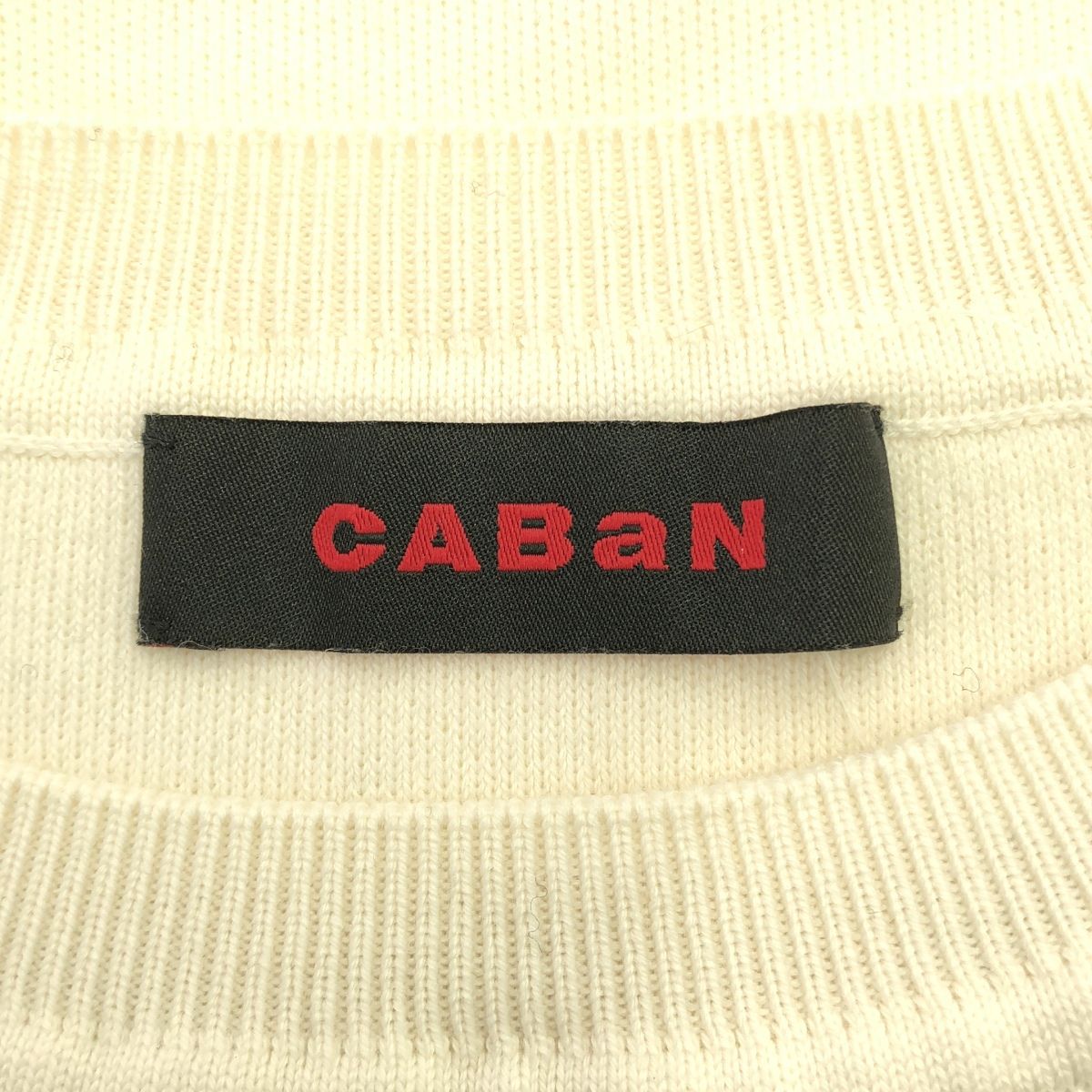 CABaN キャバン 22SS コットンカシミヤ クルーネックニットセーター 59 